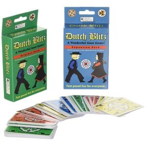 Dutch Blitz Card Game Original + Expansion Pack New Fast Party Game